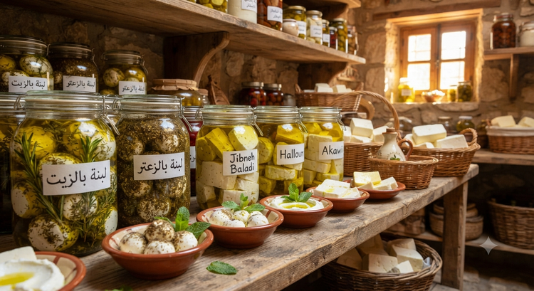 Dairy & Cheese - labneh, halloumi, akawi